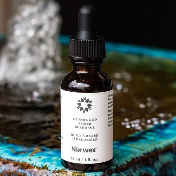 NWOB Norwex Cedarwood Amber Beard Oil 1 Fl Oz - Picture 1 of 3